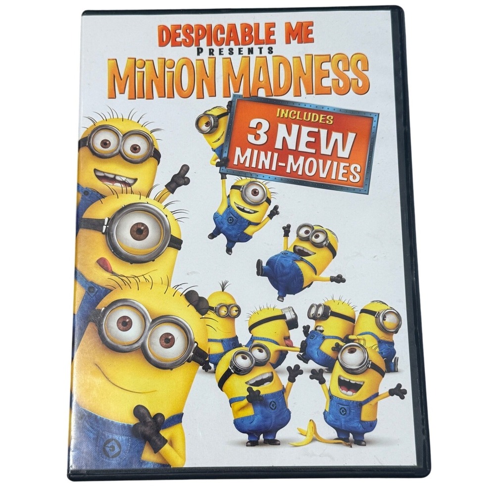 Universal Studios Kids Minion Madness DVD 3 Mini-Movies One Size Multicolor Film